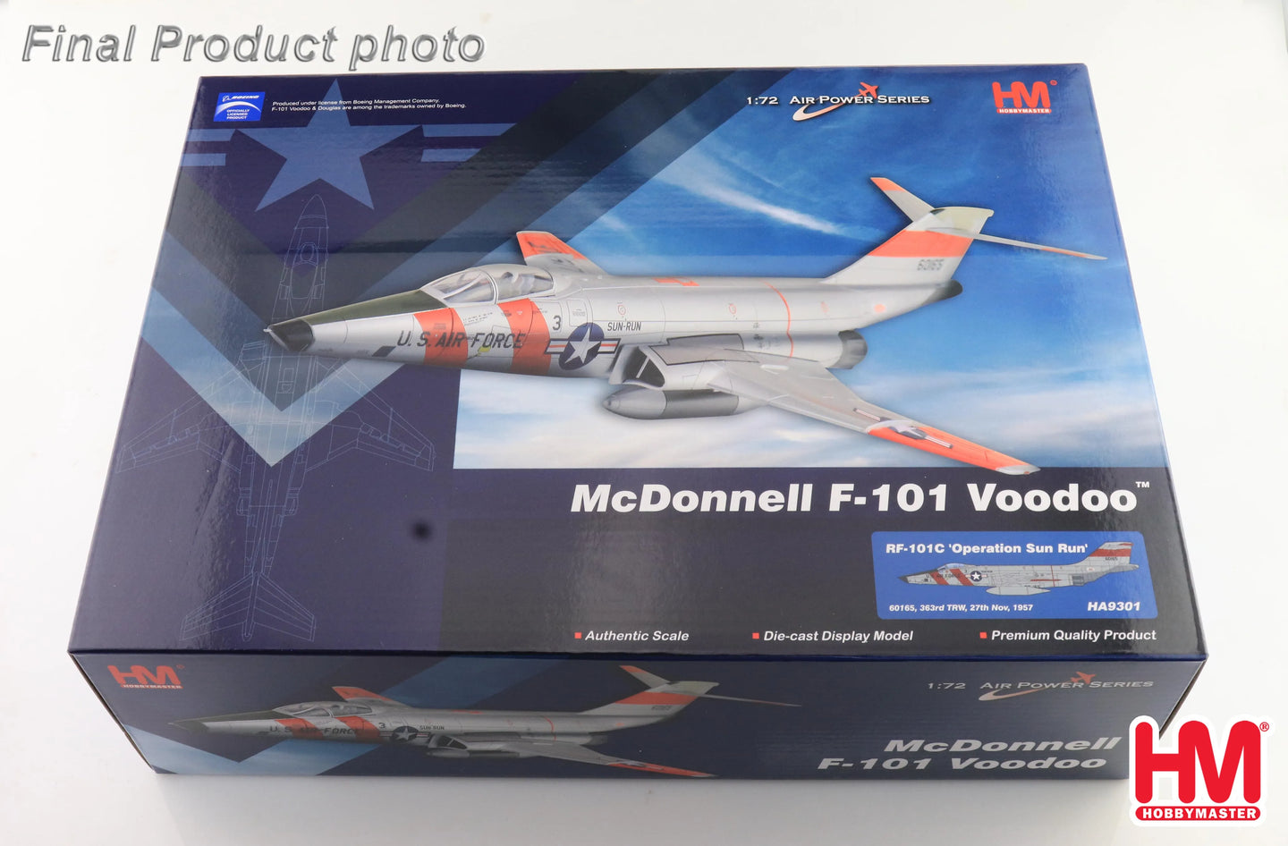 HOBBY MASTER RF-101C 60165 363RD "OPERATION SUN RUN" TRW 27TH NOV 1957